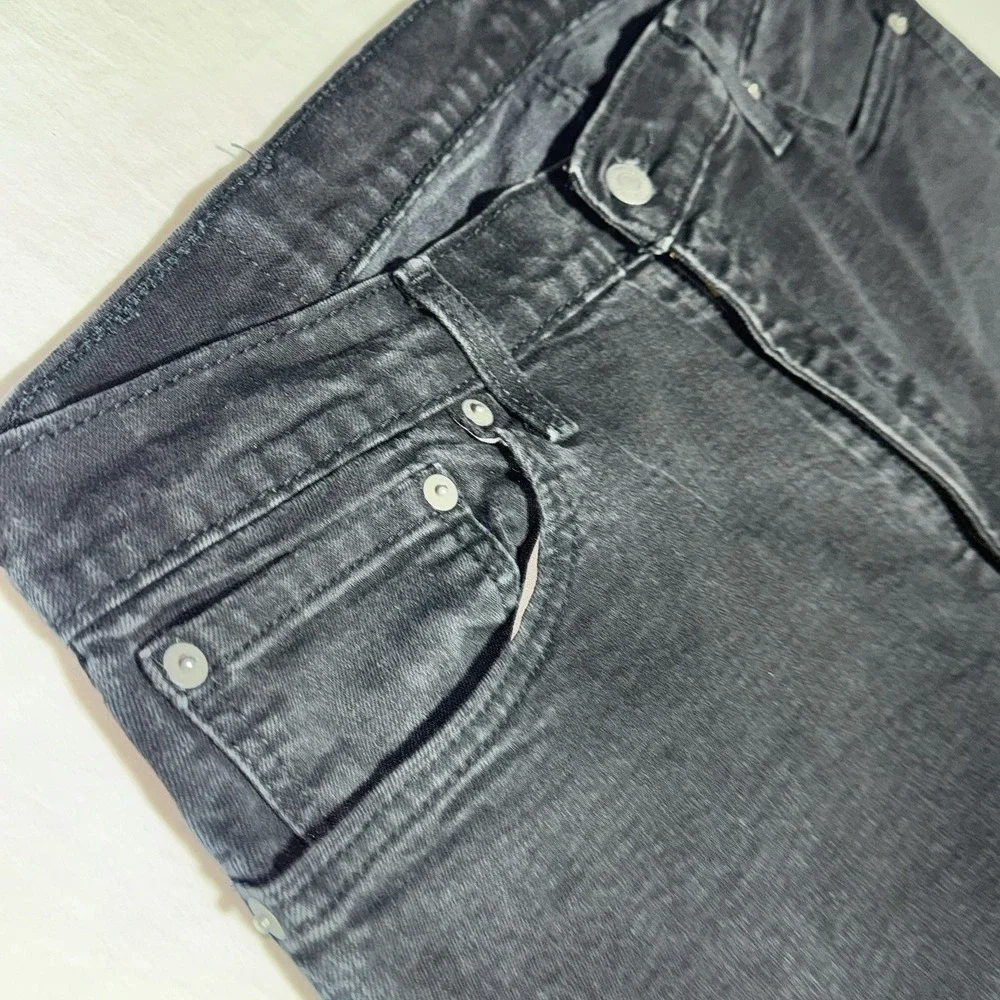 Levi's 514 Jeans Men's 38x28* Slim Fit Straight Leg Black Denim Y2K 5 Pocket EUC
